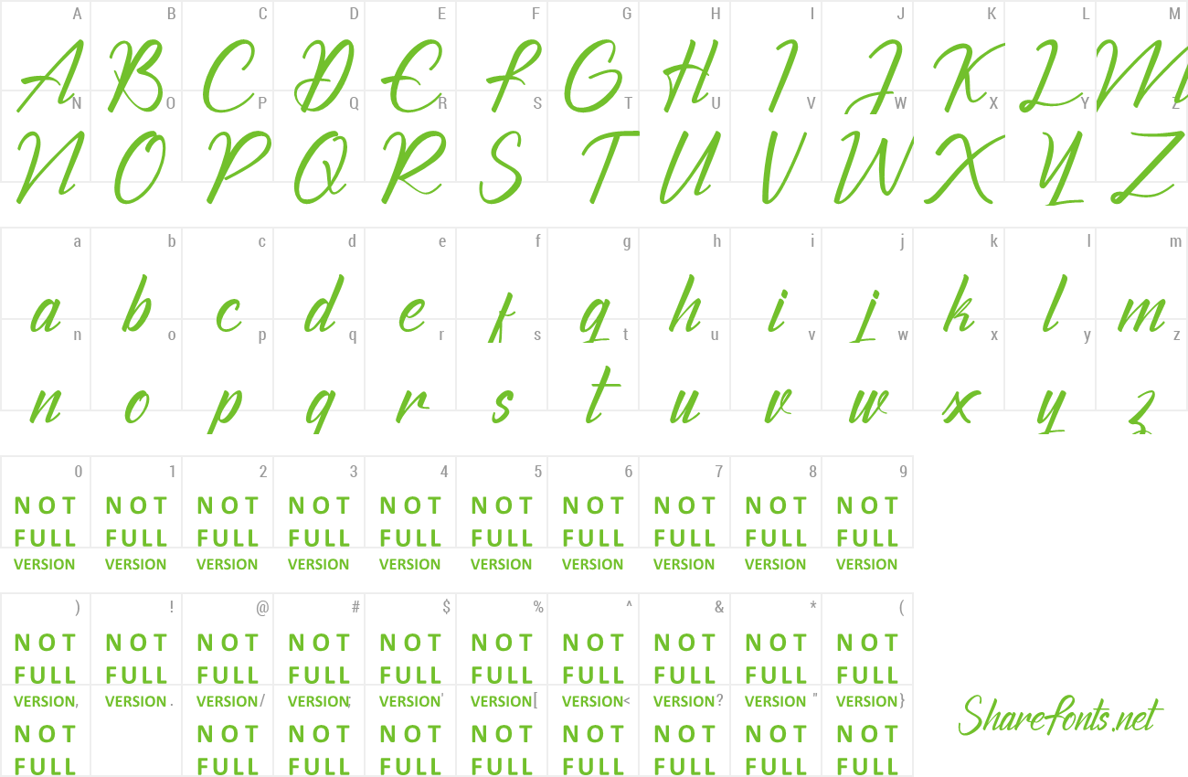 Font The Chamid preview
